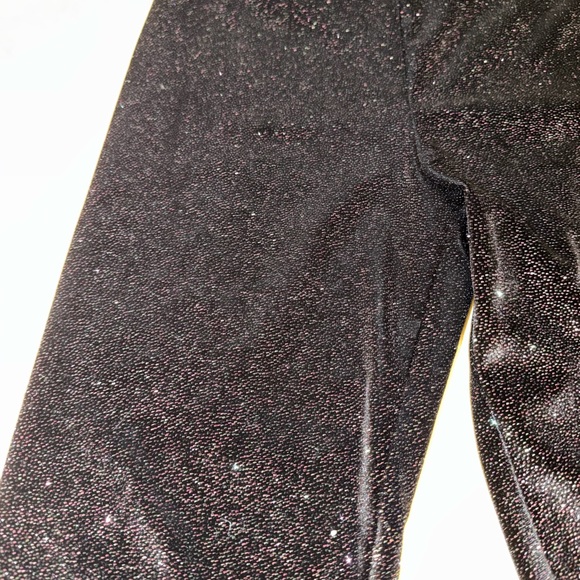 PINK Victoria's Secret Black Sparkle Leggings - Picture 2 of 4